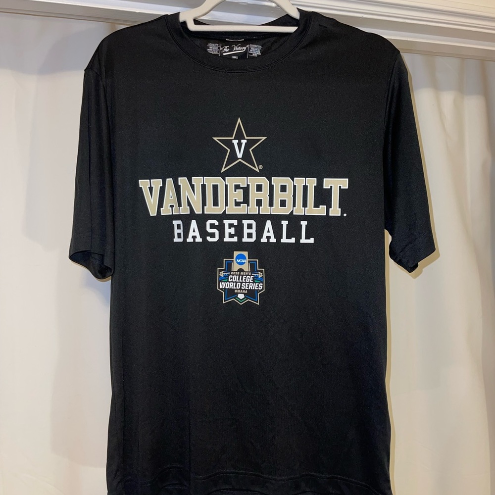 Light and breathable Vanderbilt Baseball college World Series CWS shirt
